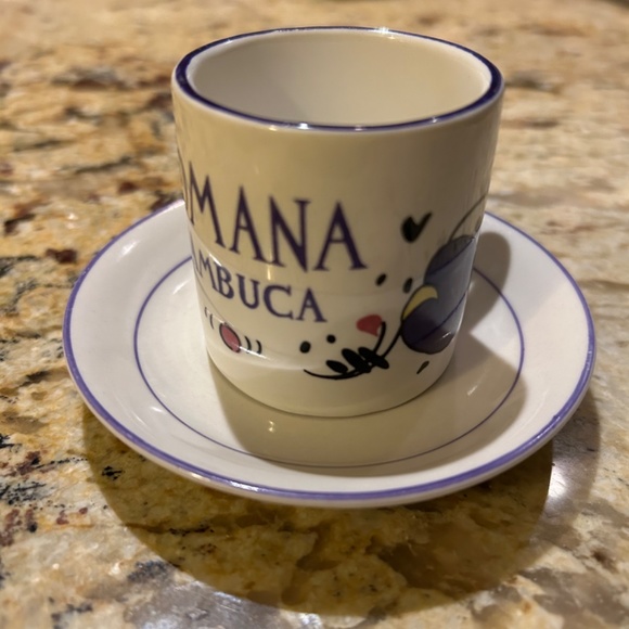 Demitasse Espresso Cup and Saucer set of two - Picture 2 of 4